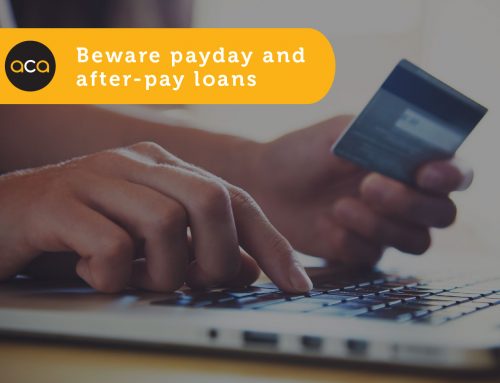 Beware payday and after pay loans